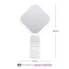RIO MMIF-EU/1.1 Make-uptafelspiegel met 5x vergroting en LED-verlichting, gepolijst chroom