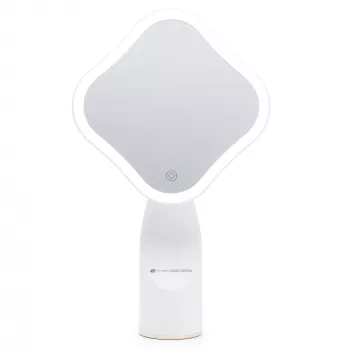 RIO MMIF-EU/1.1 Make-uptafelspiegel met 5x vergroting en LED-verlichting, gepolijst chroom
