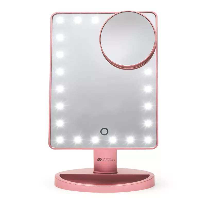 Rio MMSP-RG-EU/1,2 24 LED touch dimbare make-upspiegel, rosé goud