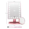 Rio MMSP-RG-EU/1,2 24 LED touch dimbare make-upspiegel, rosé goud