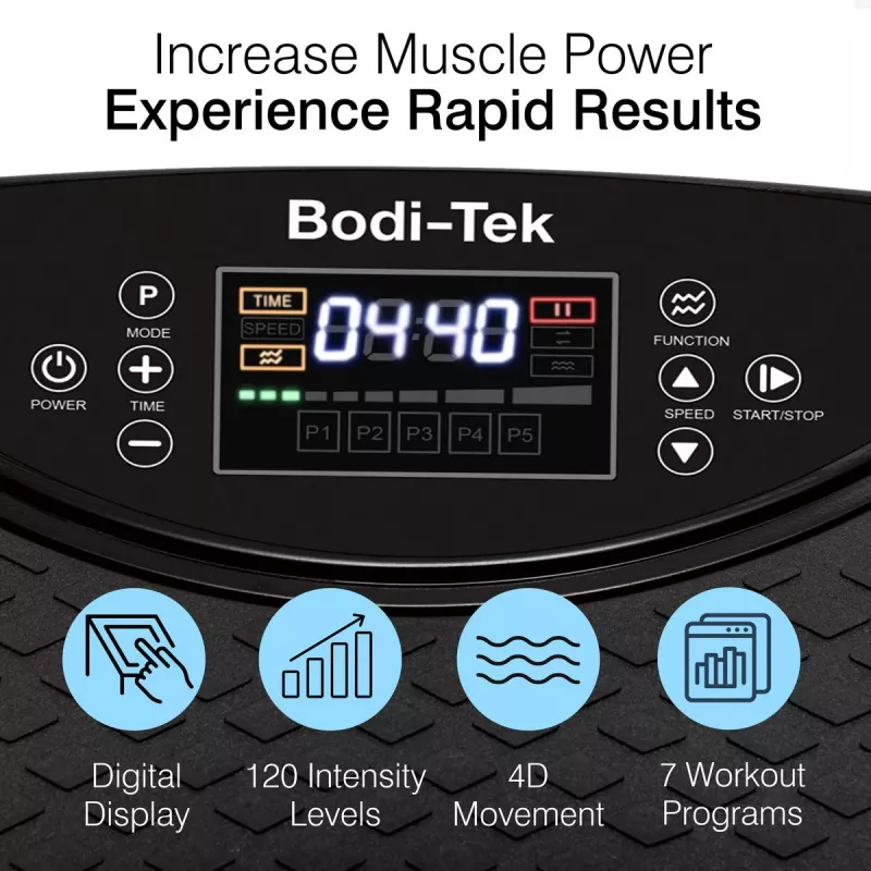 Bodi-Tek BT-VIBD-EU 4D vibratieplaat trainingsapparaat