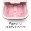 RIO FTBH13-EU-PK/1,3 Deluxe opvouwbare voetspa roze