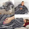 Bodi-Tek BT-BLHT-EU/1.0 COZY Snuggle Blanket verwarmde deken 130 x 160 cm, grijs