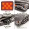Bodi-Tek BT-BLHT-EU/1.0 COZY Snuggle Blanket verwarmde deken 130 x 160 cm, grijs