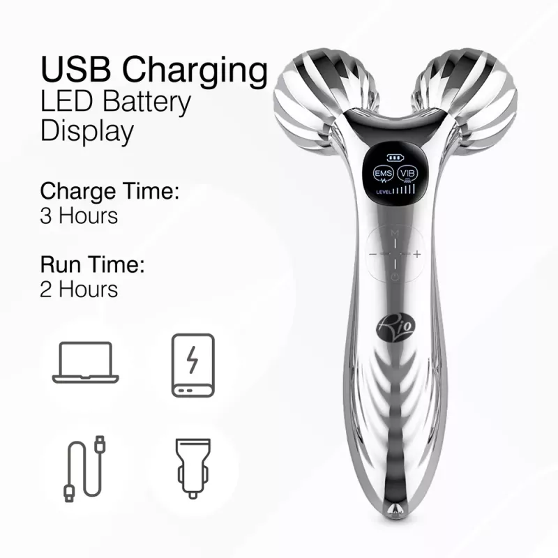 Rio FARM--TOP-EU/1.0 3D gezichts- & lichaamsrollermassager