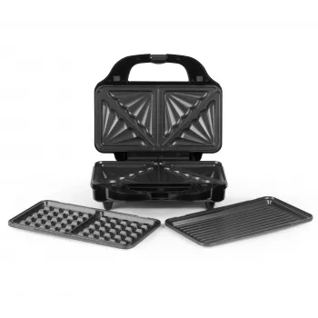 Salter EK2143TFVDE XL 3 in 1 Snack Maker - zwart/zilver