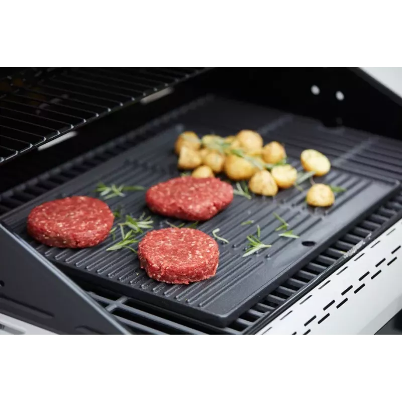 Barbecook Dynamic Core geëmailleerde gietijzeren bakplaat, 43 x 35 x 2 cm
