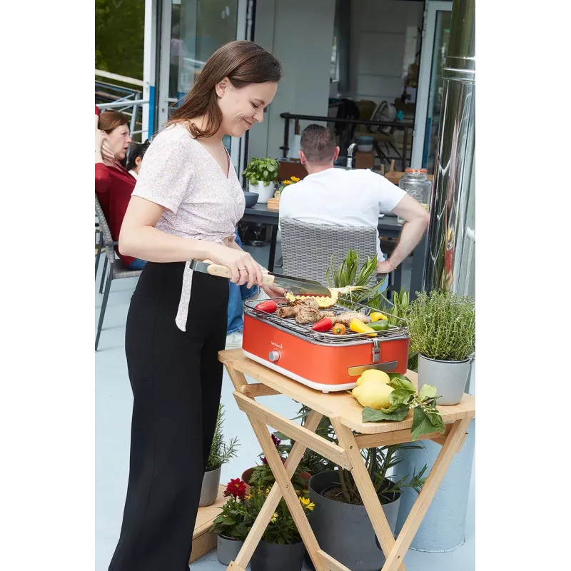 Barbecook BC-ELE-1001 E-Carlo elektrische tafelbarbecue 2500 W rood
