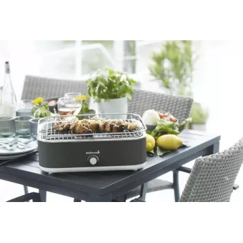 Barbecook E-Carlo elektrische tafelbarbecue 2500 W Midnight Grey