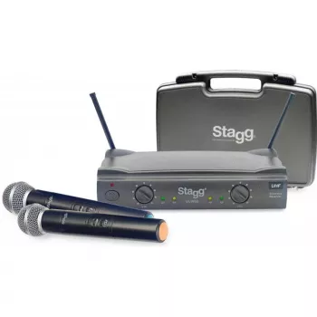 Stagg SUW 50 MM FH EU draadloos UHF-systeem zwart