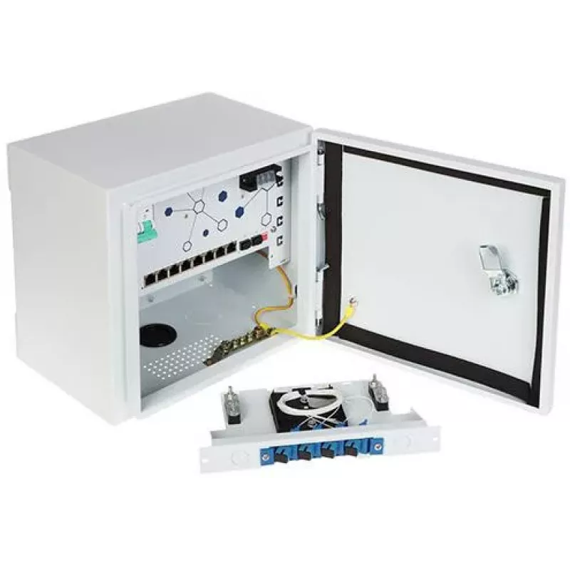 DELTA camera distributiepunt EXPERT-POE/OTD-8G2GSFP 8 PoE + 2 SFP