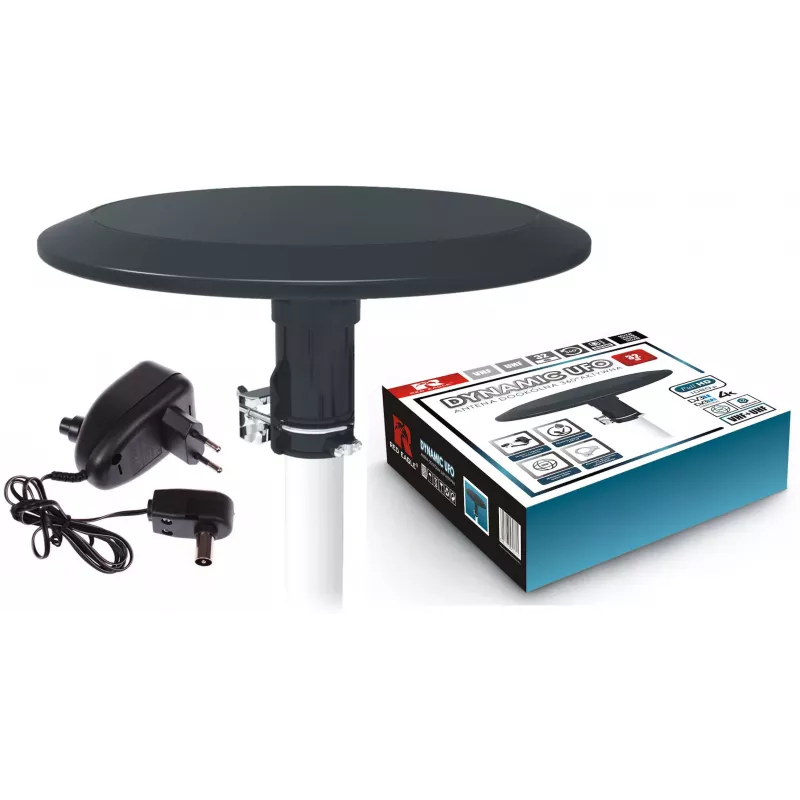 OPTICUM RED Opticum DVB-T Dynamic UFO-360 zwart actieve buitenrondstralende antenne