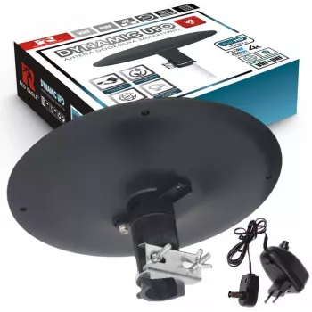 OPTICUM RED Opticum DVB-T Dynamic UFO-360 zwart actieve buitenrondstralende antenne