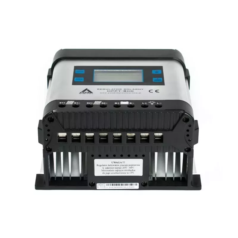 Solar MPPT-laadregelaar AZO Digital 12/24V 30A LCD-display