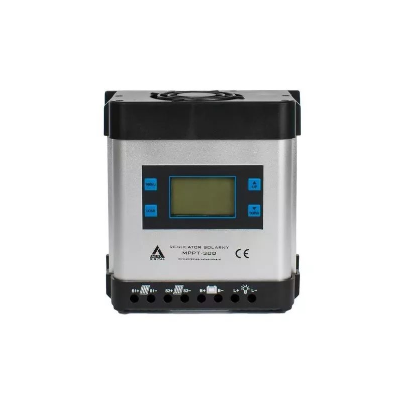 Solar MPPT-laadregelaar AZO Digital 12/24V 30A LCD-display
