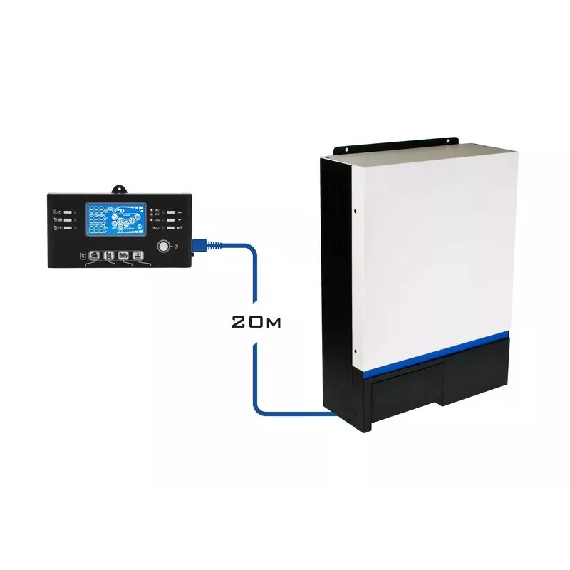 Off-grid hybride solar-omvormer AZO Digital ESB 6KW-24