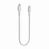 Green Cell PowerStream USB-C naar USB-C kabel 100W wit 0,3m