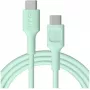Green Cell PowerFlex Fast Charging USB-C naar USB-C kabel 100W 2m mintgroen