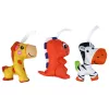 LEAN TOYS babybedje mobiel met geluid, blauw