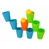 LEAN TOYS Cups puzzelspel 3 in 1 44 stukjes
