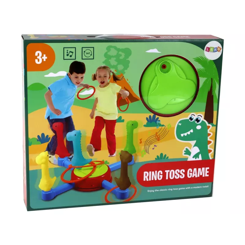 LEAN TOYS Dinosaurus ringen 360 arcadespel