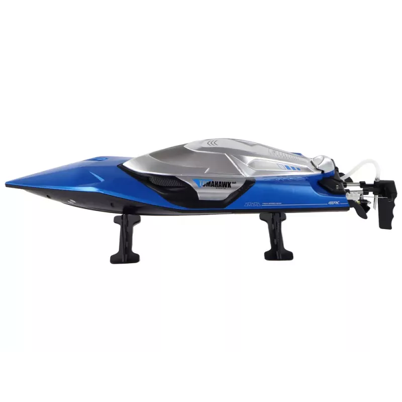 LEAN TOYS Motorboot R/C 2.4G Lichten 30 km/h Blauw
