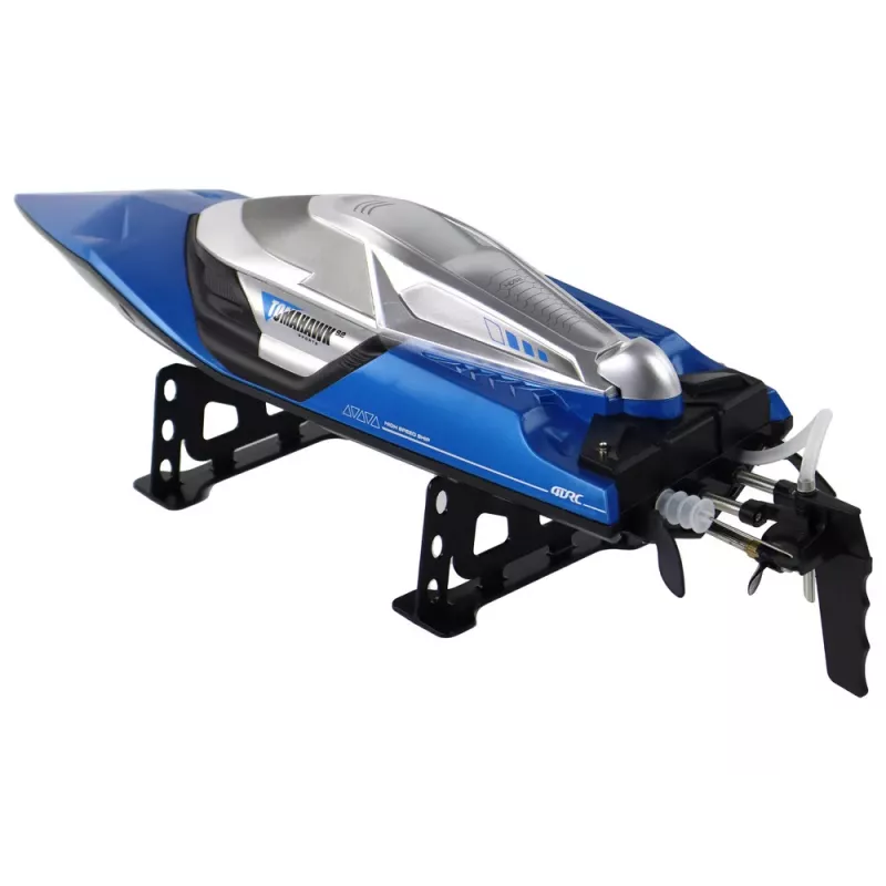 LEAN TOYS Motorboot R/C 2.4G Lichten 30 km/h Blauw