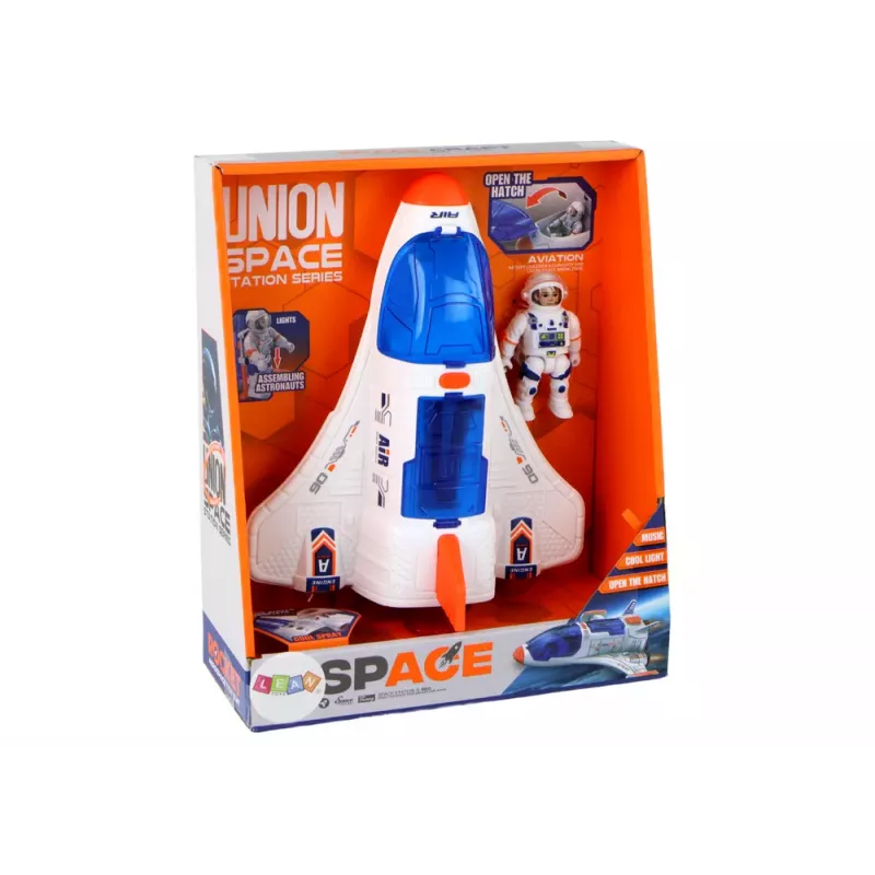 LEAN TOYS Space Mission space set raket kosmonaut kosmos 2 elementen