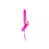 LEAN TOYS Mascotte pluchen aap met baby, donkerroze 90 cm