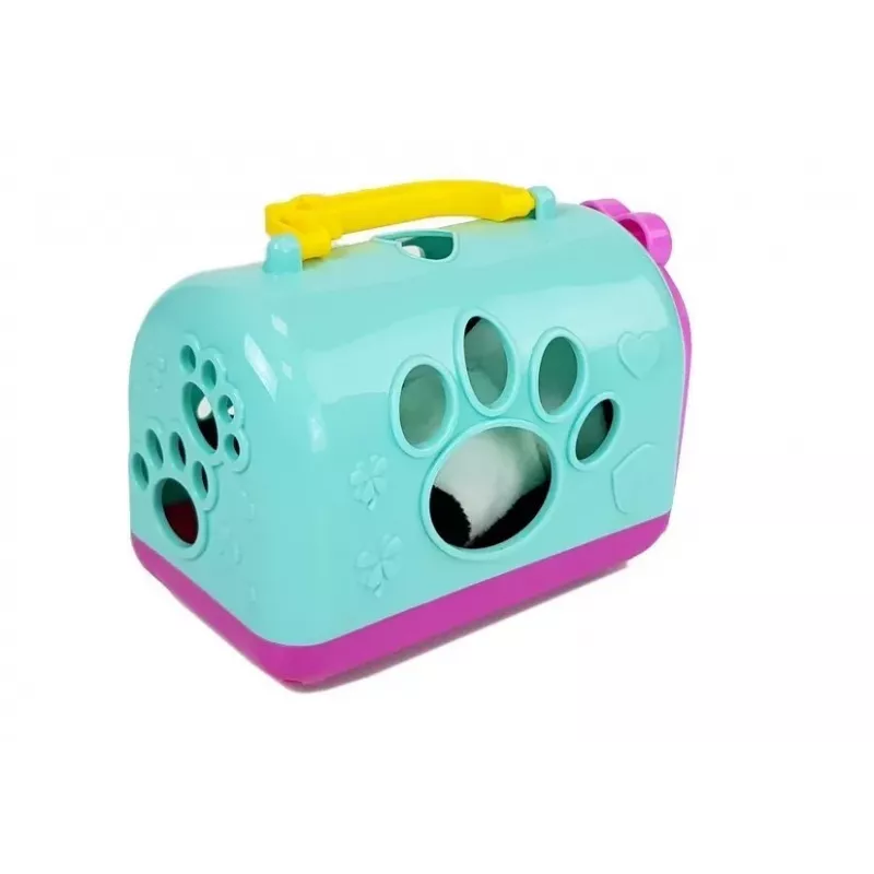 LEAN TOYS Kleine panda met transporter mascotte interactief pluchen speelgoed