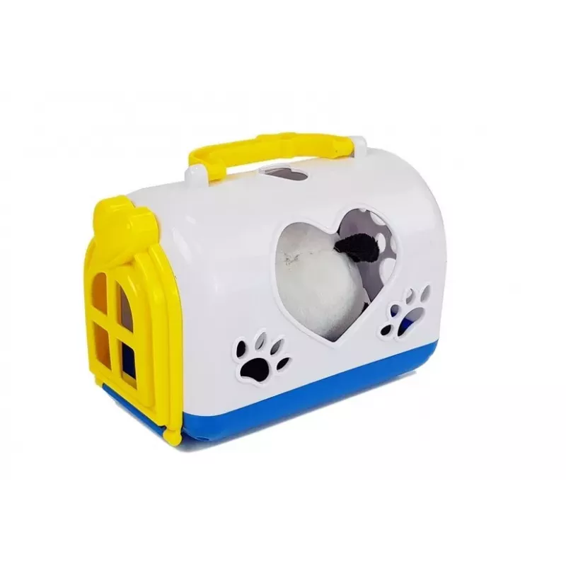 LEAN TOYS Kleine panda met transporter mascotte interactief pluchen speelgoed