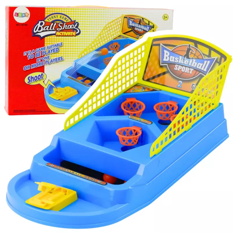 LEAN TOYS Basketbal arcadespel met balafschietinrichting