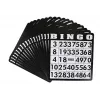 LEAN TOYS Metalen bingo spelset herbruikbare kaarten loterijmachine