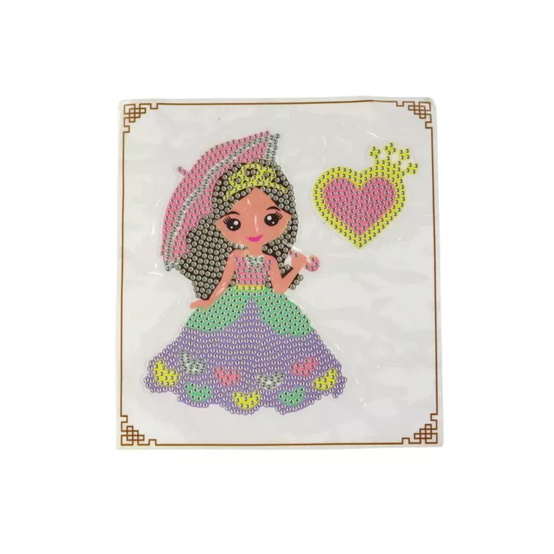 LEAN TOYS DIY Kralen Set Prinses Sleutelhanger Pocket