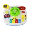 LEAN TOYS Educatief Interactief Tafel 2in1 Bord Voor Peuters Stuurwiel