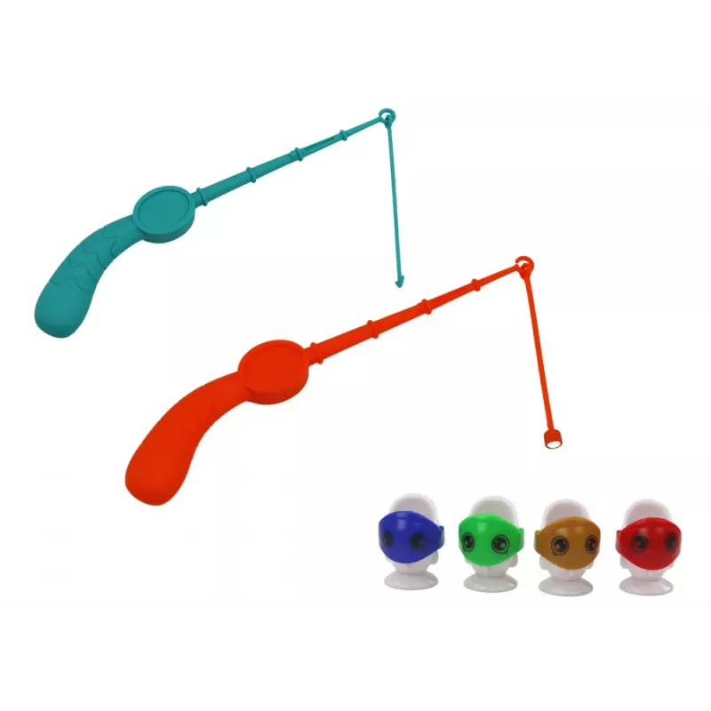 LEAN TOYS Visspel arcadespel oranje dinosaurus tafel
