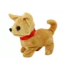 LEAN TOYS Pluchen hond interactief beige