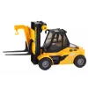 LEAN TOYS Gele Heftruck 1:16 Bewegende Vorken Geluiden Lichten
