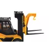 LEAN TOYS Gele Heftruck 1:16 Bewegende Vorken Geluiden Lichten