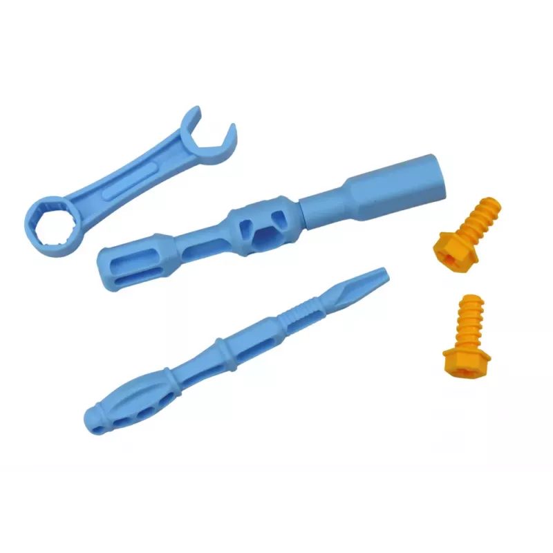 LEAN TOYS Werkplaats Motor Truck Demontage DIY Kit Blauw