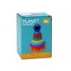 LEAN TOYS Piramide Sorteerder Houten Piramidepuzzel Planeten Ruimte 10 Delen
