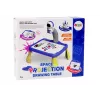 LEAN TOYS Ruimteprojector tekenprojector voor kinderen - bord-tafel ruimtethema