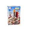 LEAN TOYS bouwstenen Space Rocket 6in1 Space Vehicles 1000 stuks