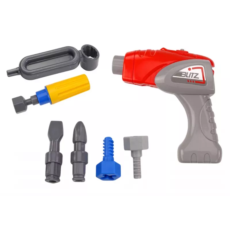 LEAN TOYS cartoon vliegtuig draaiende vleugels DIY rood