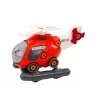 LEAN TOYS DIY Draaiende Cartoon Helikopter Rood