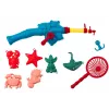 LEAN TOYS Multifunctionele tafel 4in1 bouwblokken vissen schilderen blauw