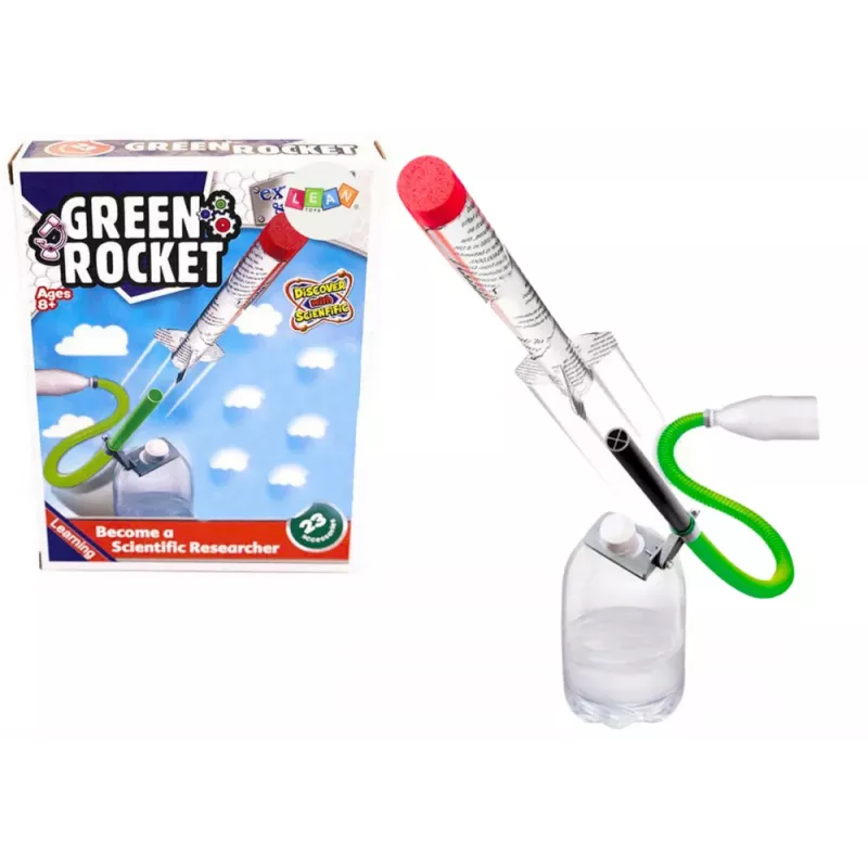 LEAN TOYS Ecologische perslucht-raket wetenschap experimenteerset 23 experimenten