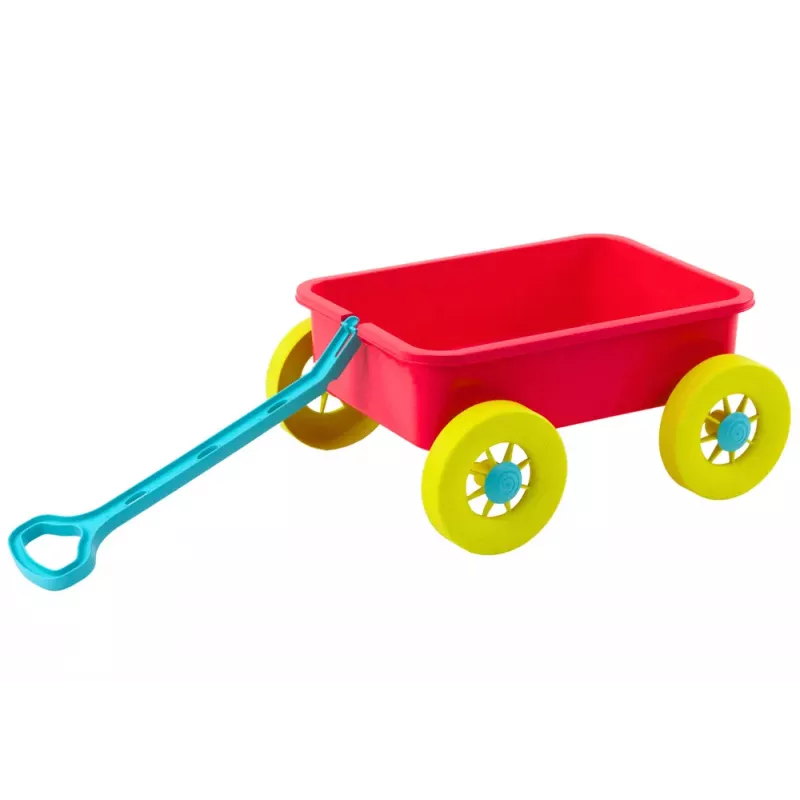 LEAN TOYS Zandspeelgoed karretje pastelroze