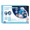 LEAN TOYS Wiegcarrousel projector afstandsbediening melodieën dierengeluiden blauw