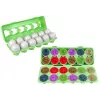 LEAN TOYS Educatieve eiersorteerset Dinosaurus Puzzel 12 delen